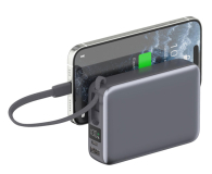 4smarts Powerbank Pocket Dual Cord 10000mAh 22.5W z  kablem USB-C - 1417007 - zdjęcie 2